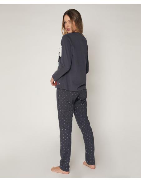 DISNEY Pijama Manga Larga Minnie Shy para Mujer - Imagen 3