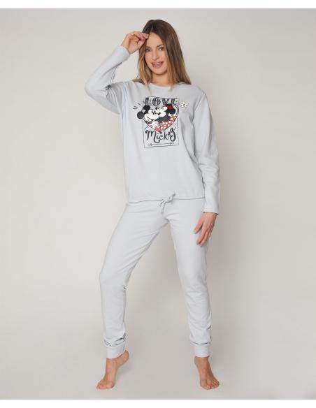 DISNEY Pijama Manga Larga First Dates para Mujer - Imagen 1