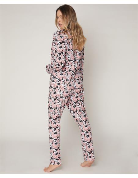 DISNEY Pijama Abierto Manga Larga Bowtiful Minnie para Mujer - Imagen 3