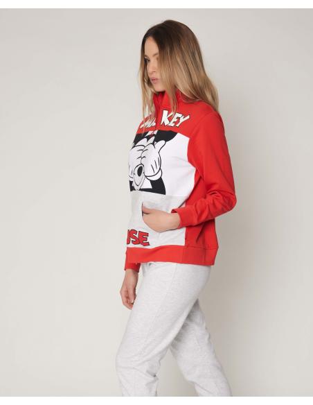 DISNEY Pijama Manga Larga Felpa Mickey para Mujer - Imagen 2