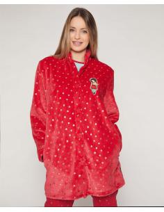 SANTORO GORJUSS Bata Manga Larga Calentita My Star para Mujer - Imagen 1