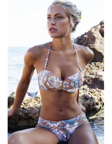 ADMAS Bikini Bandeau Paisley para Mujer - Imagen 1