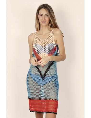 Vestido Playa Tirantes Tribal para Mujer - Imagen 1
