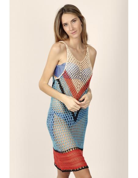 Vestido Playa Tirantes Tribal para Mujer - Imagen 2