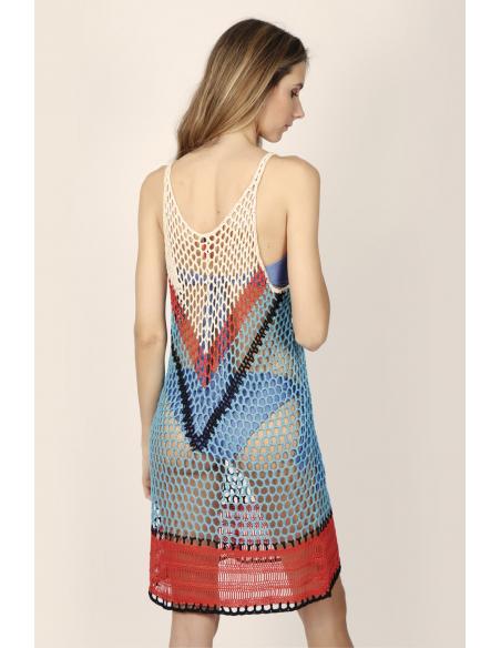 Vestido Playa Tirantes Tribal para Mujer - Imagen 3