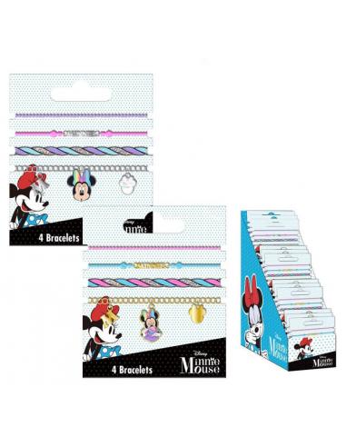 Set 4 pulseras de Minnie Mouse - Imagen 1