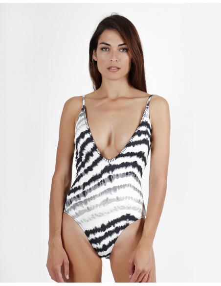 ADMAS Bañador Copa Tie & Dye para Mujer - Imagen 1