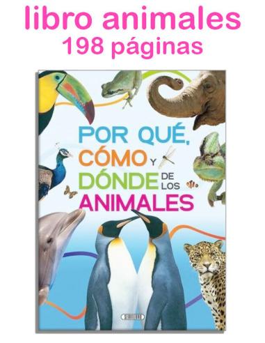 Libro por qué, cómo y dónde de los animales 20,3x28cm - Imagen 1