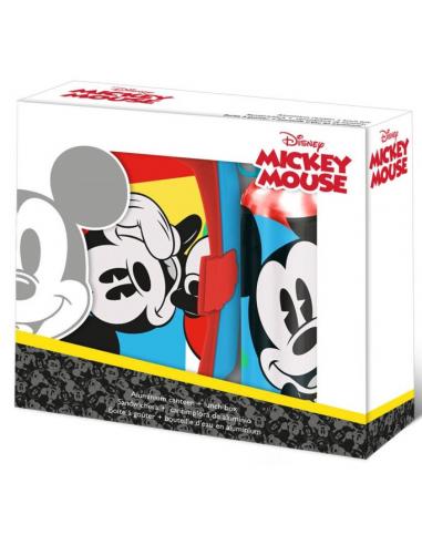 Set de sandwichera y cantimplora aluminio Mickey Mouse - Imagen 1