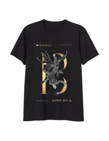 Camiseta juvenil/adulto de Batman (talla: S, color: black) - Imagen 1