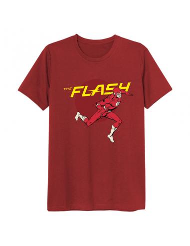 Camiseta juvenil/adulto de Flash (talla: S, color: red) - Imagen 1