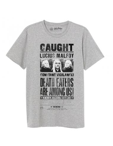 Camiseta juvenil/adulto de Harry Potter (talla: L, color: lightgrey) - Imagen 1