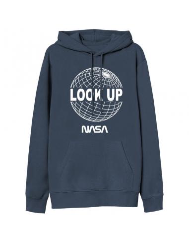 Sudadera con capucha juvenil/adulto de Marvel (talla: S, color: navy) - Imagen 1