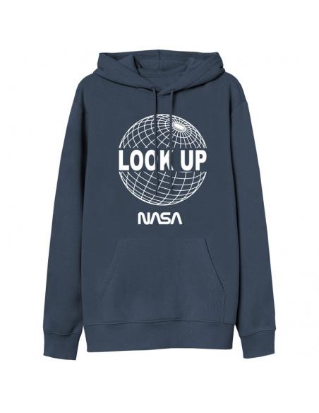 Sudadera con capucha juvenil/adulto de Marvel (talla: S, color: navy) - Imagen 1