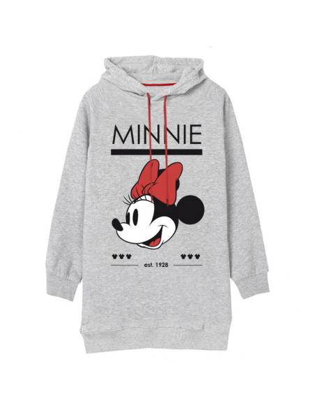Vestido con capucha juvenil/adulto de Minnie Mouse (talla: L/XL, color: lgmel) - Imagen 1