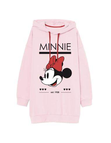 Vestido con capucha juvenil/adulto de Minnie Mouse (talla: M/L, color: pink) - Imagen 1