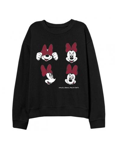 Sudadera juvenil/adulto de Minnie Mouse (talla: M, color: black) - Imagen 1