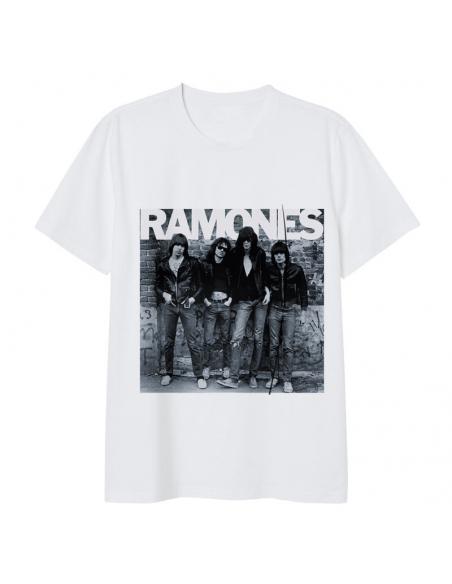 Camiseta juvenil/adulto de Ramones (talla: M, color: white) - Imagen 1