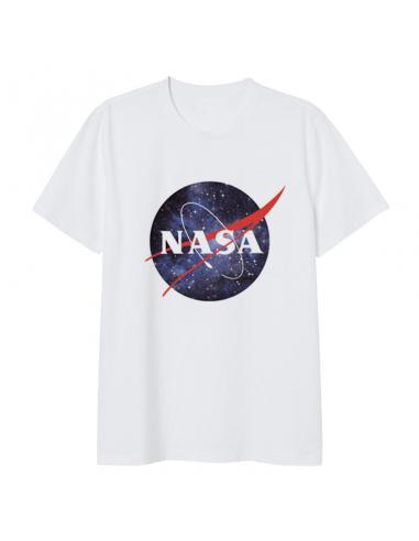 Camiseta juvenil/adulto de NASA (talla: L, color: white) - Imagen 1