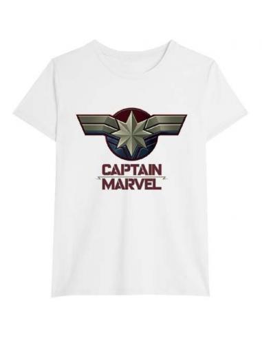 Camiseta juvenil/adulto de Capitana Marvel - Imagen 1
