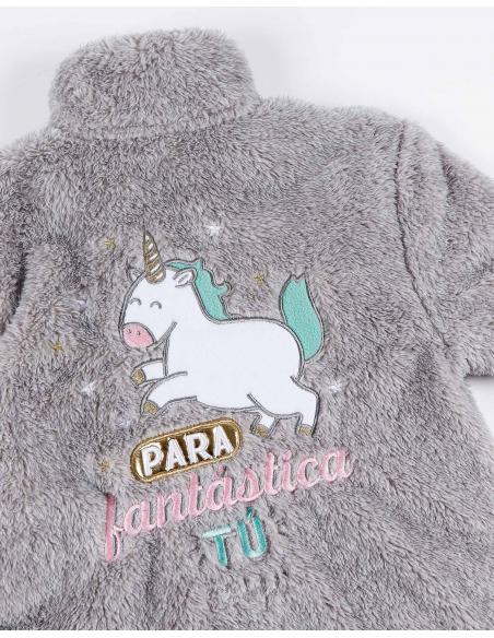 MR WONDERFUL Bata Manga Larga Calentita Fantástica para Niña - Imagen 3