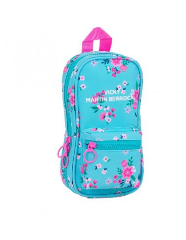 En oferta - Plumier mochila con 4 portatodo llenos de Vmb &#39;Bohemian&#39; - Imagen 1