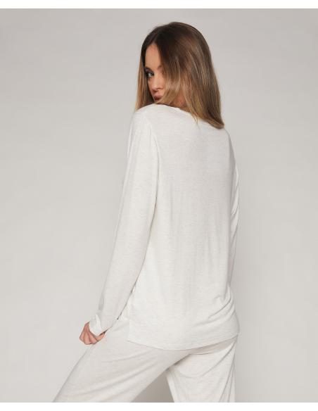 ADMAS CLASSIC Pijama Manga Larga Lace Night para Mujer - Imagen 3