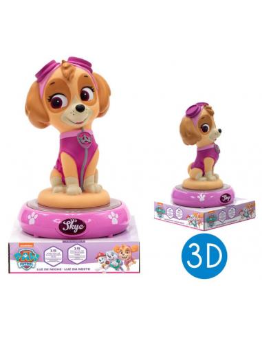 Lámpara de noche figura 3D Skye de Paw Patrol La Patrulla Canina - Imagen 1