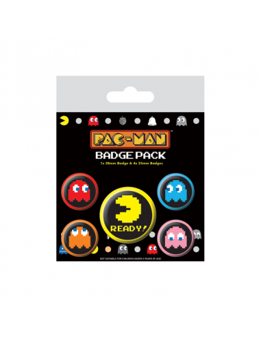 Pyramid International, Juego de chapas Pac Man Pixel - Imagen 1