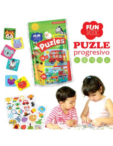 Imagiland, Funtastic Bolsa con puzle progresivo &#39;La Ciudad&#39; - Imagen 1