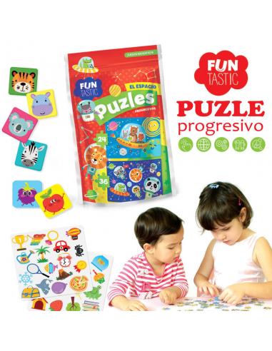 Imagiland, Funtastic Bolsa con puzle progresivo &#39;El Espacio&#39; - Imagen 1