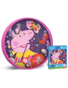 Reloj pared 25cm de  Peppa Pig (st12) - Imagen 1