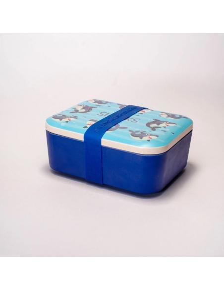 Sandwichera melamina 700ml Sharks - Imagen 1