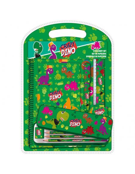 Set de papeleria de Crazy Dino (12/12) - Imagen 1