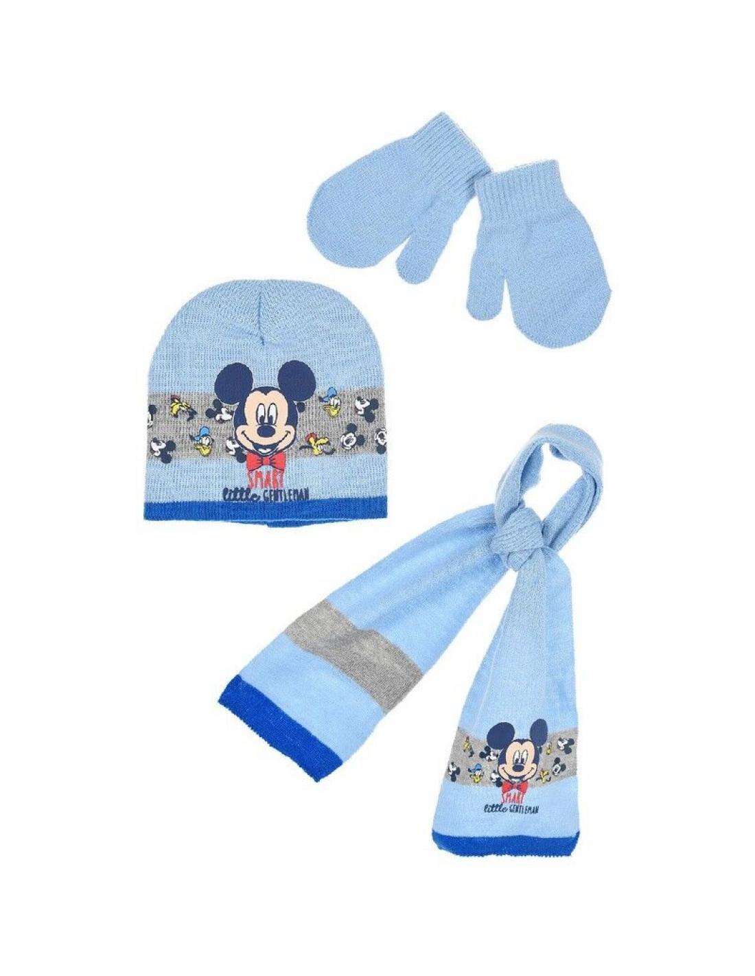 2 Conjuntos de gorro, bufanda y guantes Mickey Mouse Envío GRATIS