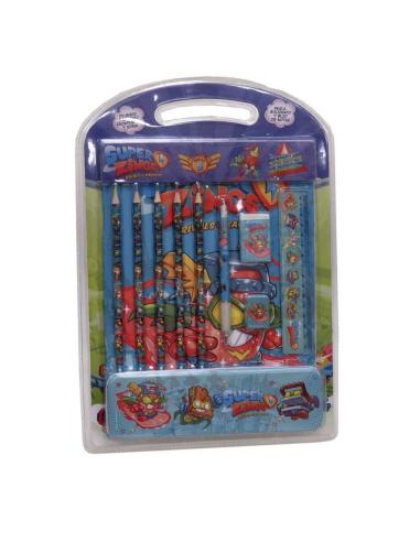 Set de papelería con estuche de metal de Super Zings (2/24) - Imagen 1