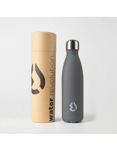 ▷ BOTELLA CANTIMPLORA TERMO GRIS DE WATER REVOLUTION