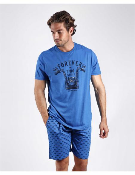 ANTONIO MIRO Pijama Manga Corta Forever para Hombre - Imagen 1