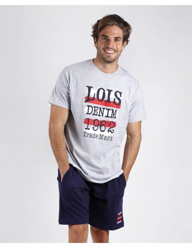 LOIS Pijama Manga Corta Excess para Hombre - Imagen 1