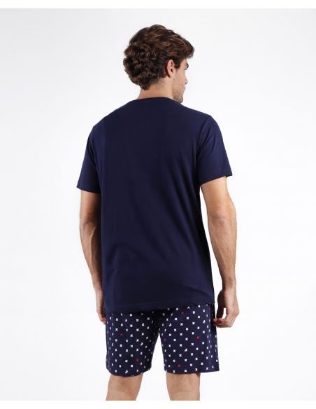 LOIS Pijama Manga Corta Marino Excess para Hombre - Imagen 3