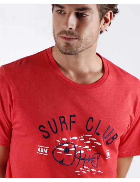 ADMAS Pijama Manga Corta Surf Club para Hombre - Imagen 2