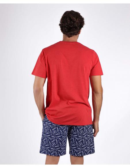 ADMAS Pijama Manga Corta Surf Club para Hombre - Imagen 3