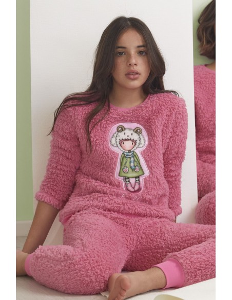 SANTORO GORJUSS Pijama Borreguito Manga Larga Lambkins para Niña
