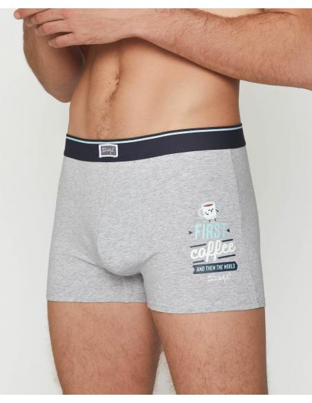 Mr Wonderful Calzoncillo/Bóxer Coffee para Hombre, (Caja de 2 unidades) - Imagen 2