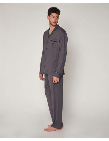 ADMAS CLASSIC Pijama Manga Larga Night Soft para Hombre - Imagen 1