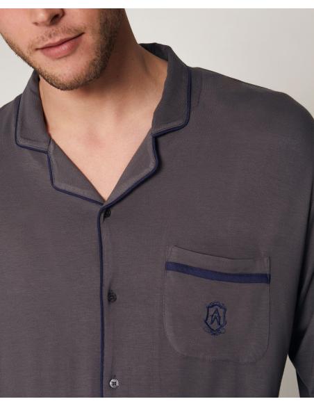 ADMAS CLASSIC Pijama Manga Larga Night Soft para Hombre - Imagen 2