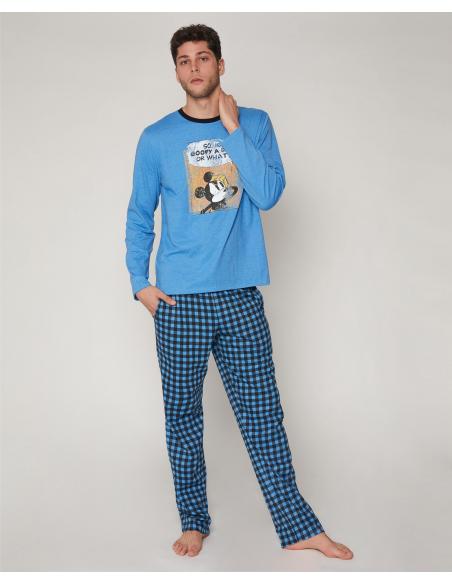 DISNEY Pijama Manga Larga Mickey´s Question para Hombre - Imagen 1