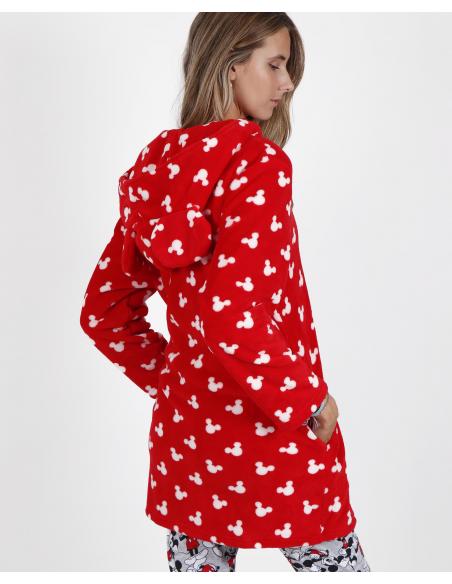 DISNEY Bata Manga Larga Calentita Mickey para Mujer - Imagen 2