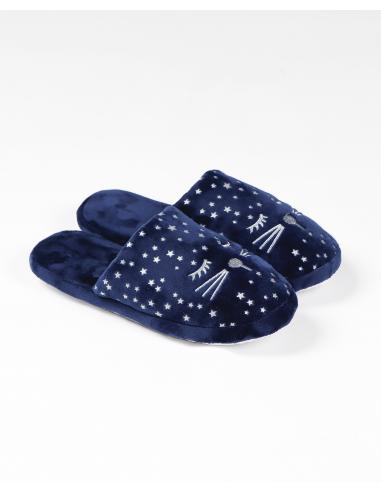 ADMAS Zapatillas De Estar Por Casa Gatito para Mujer - Imagen 1