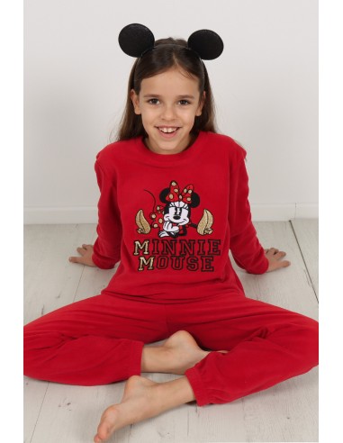 DISNEY Pijama Calentito Manga Larga Minnie Gold para Niña